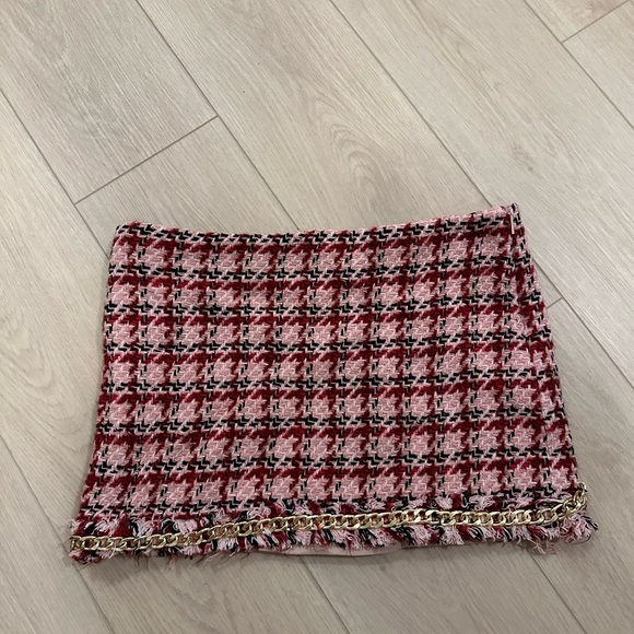 Mango Red and Pink Tweed Jacket - Picture 2 of 5